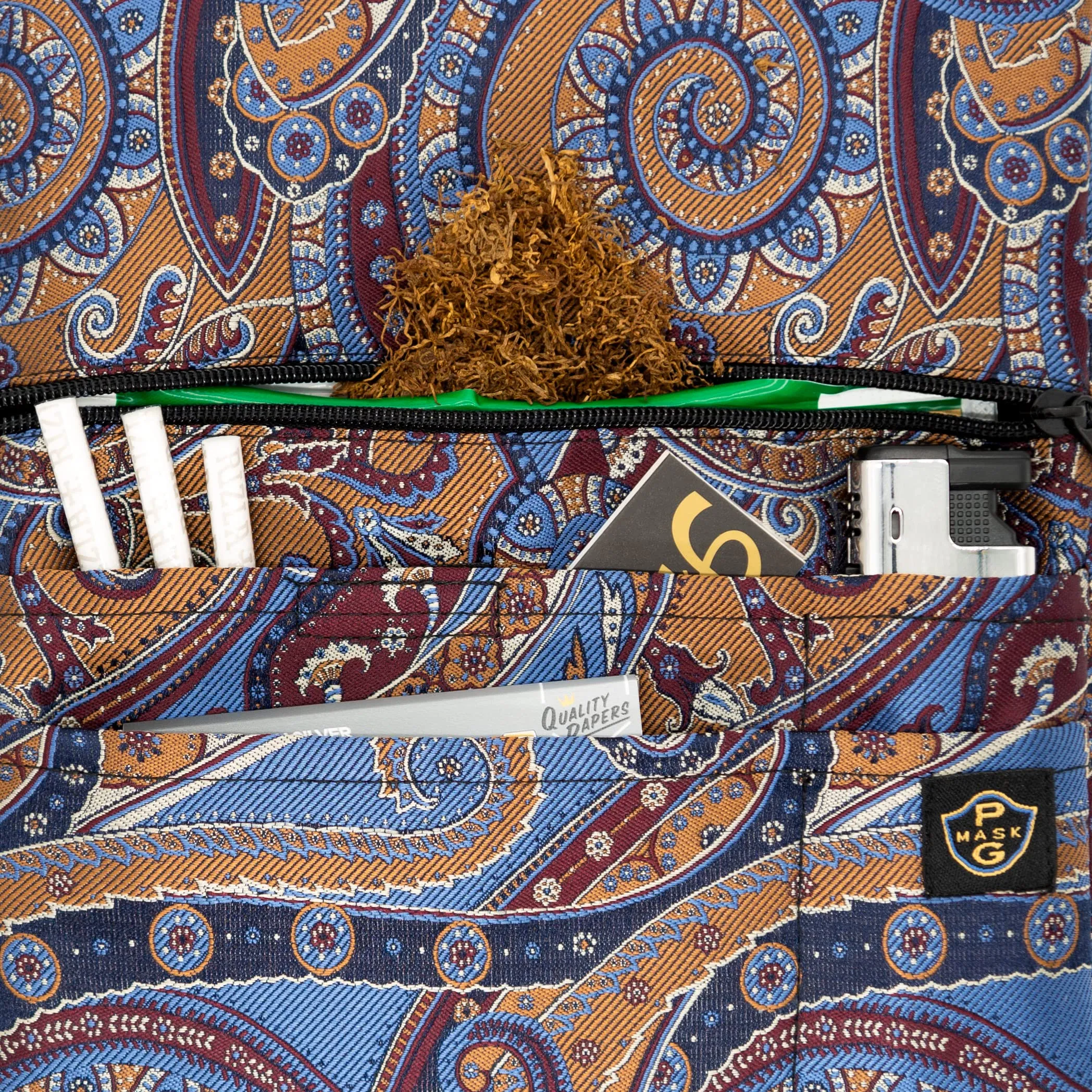 Guggiari Porta Tabacco in Tela Fatto a Mano Bohemian - immagine 6
