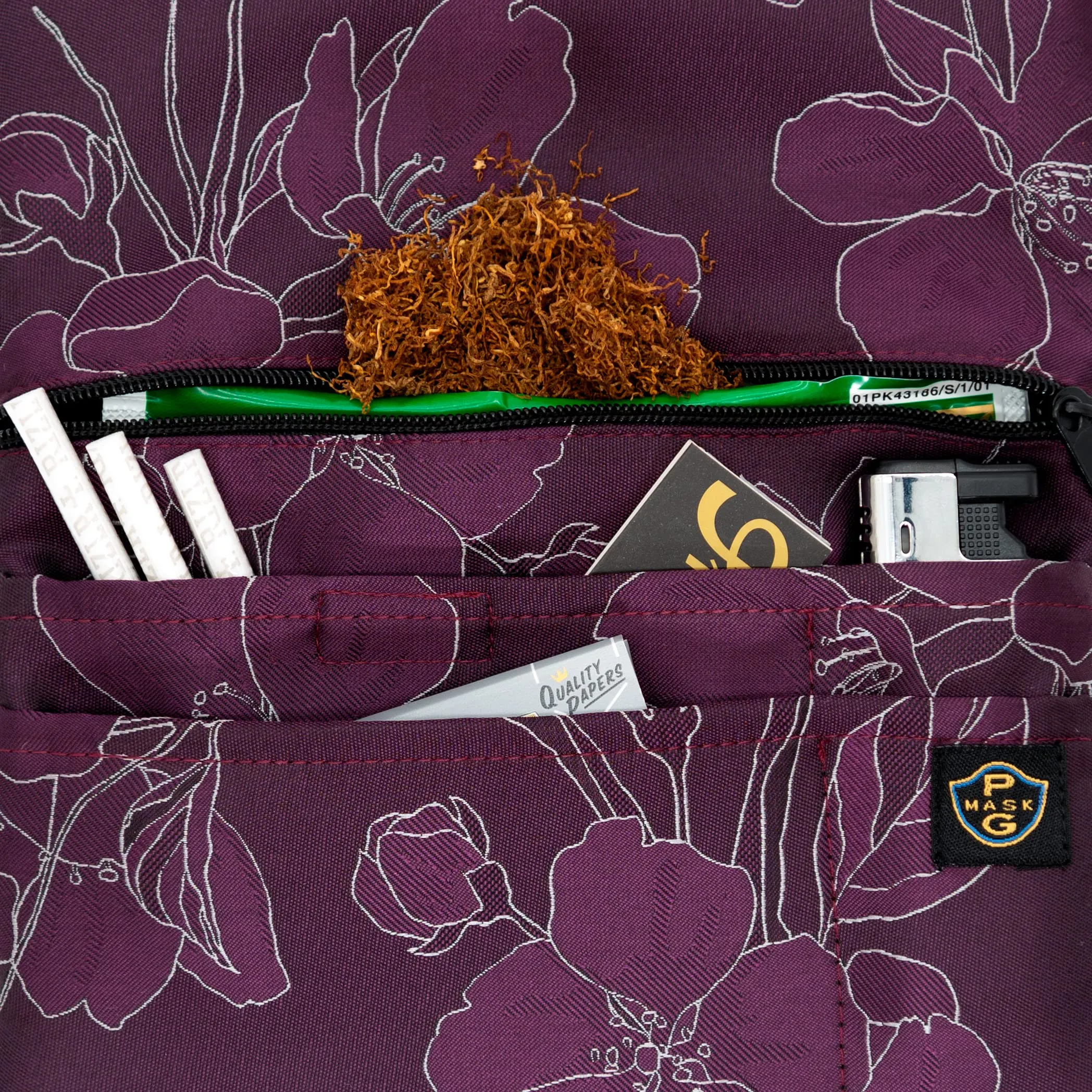 Guggiari Porta Tabacco in Tela Flower - immagine 6