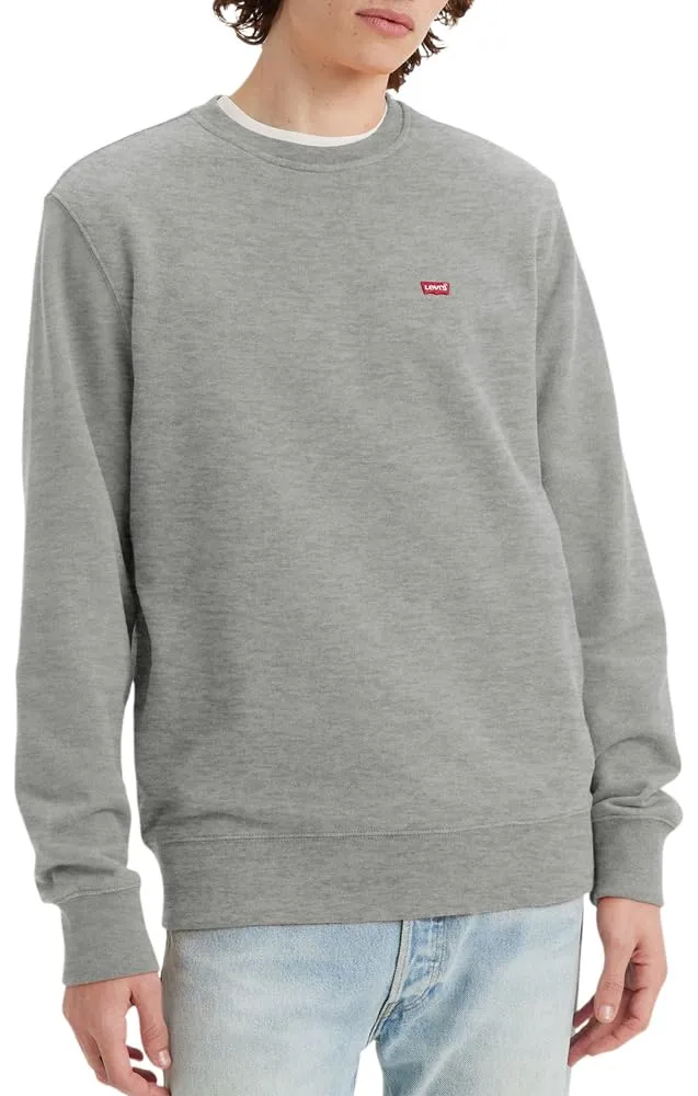Levi's New Crew Felpa Uomo - Chisel Grey Heather - XL - immagine 1