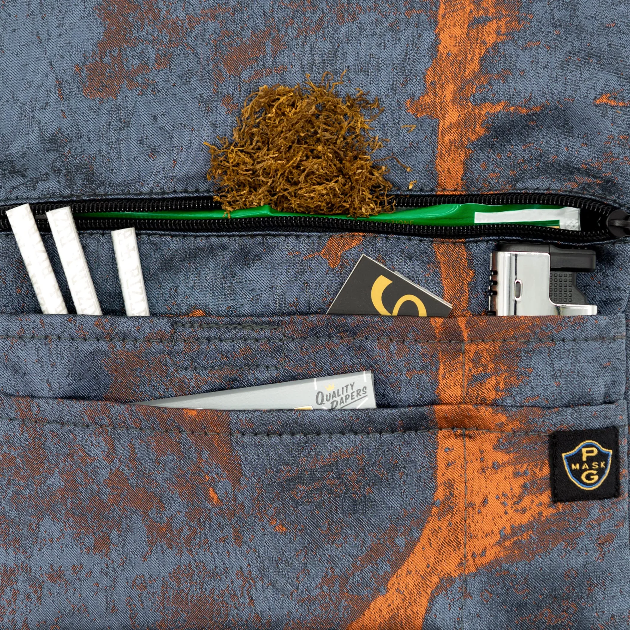 Guggiari Porta Tabacco in Tela Fatto a Mano - Rusty Metal - immagine 6