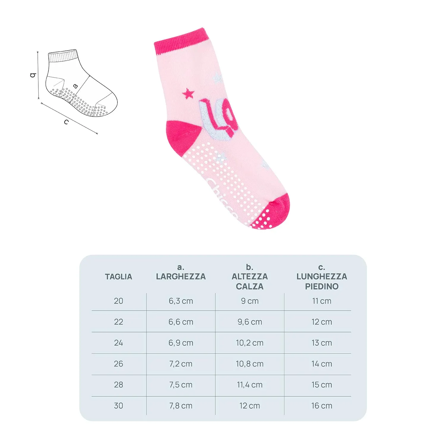 Chicco Set 2 Paia di Calze Antiscivolo Bambina, 4-5 anni, Rosa - immagine 7