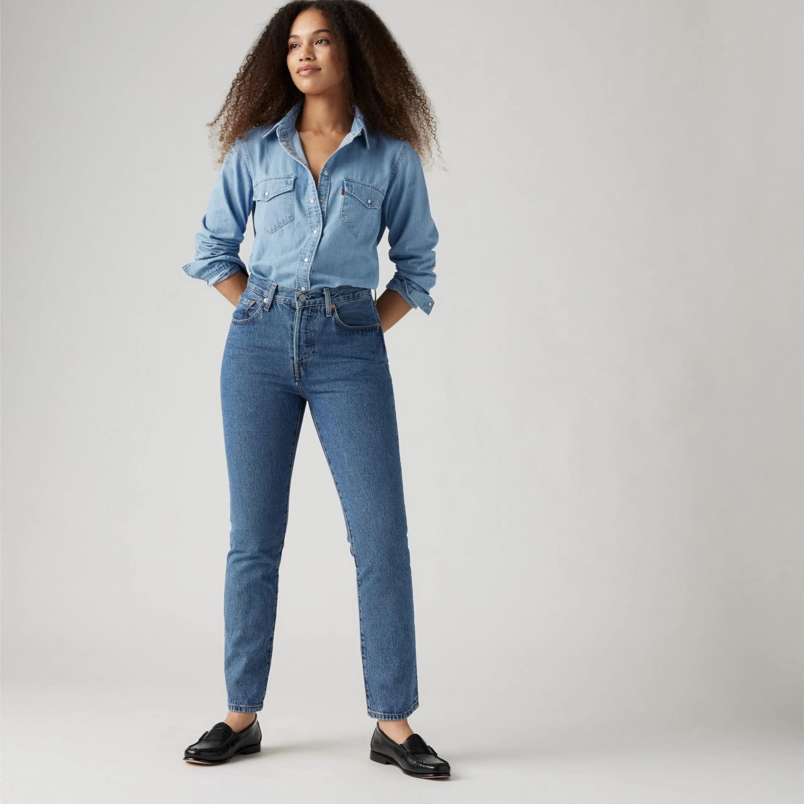 Levi's 501 Women's Jeans, Shout Out Stone, 23W / 32L - immagine 5