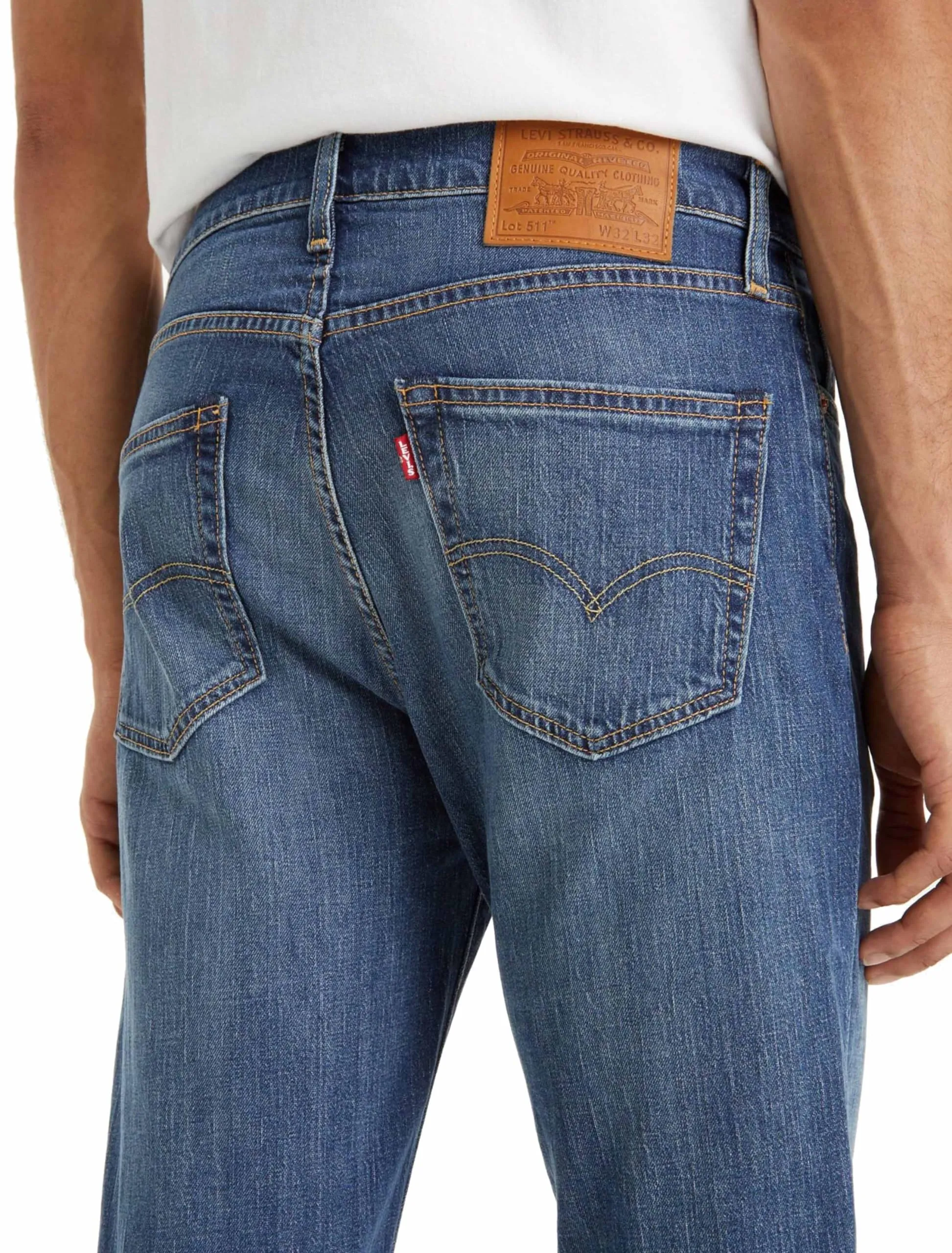 Levi's 511 Slim v5 Jeans Uomo, Shitake, 30W / 32L - immagine 3
