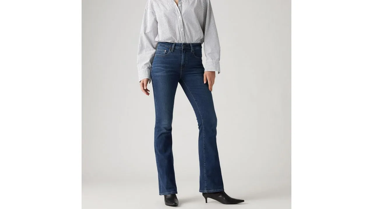 Levi's 725 High Rise Bootcut Jeans Donna, Blue Wave Dark, 25W / 30L - immagine 2