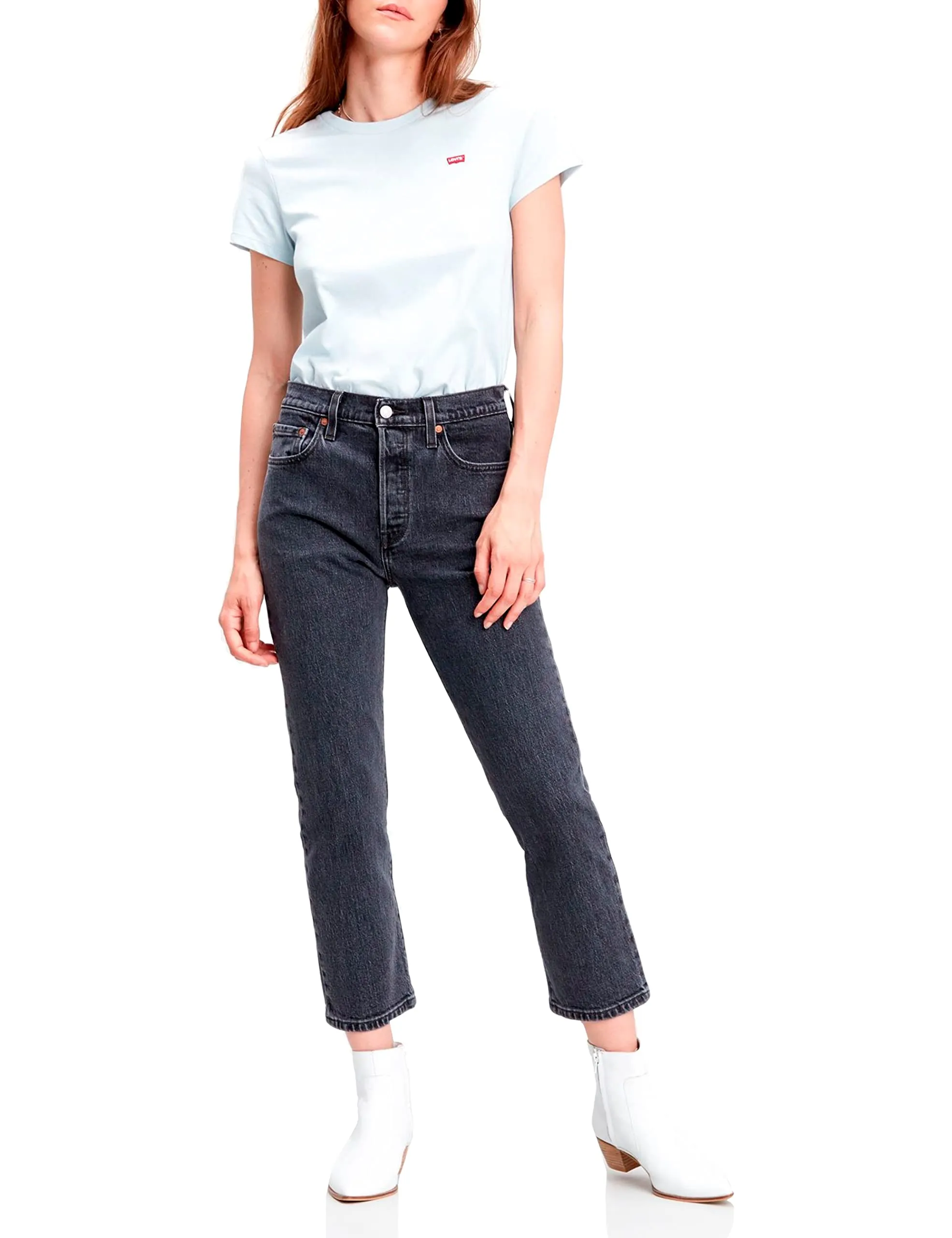 Levi's 501 Crop Jeans Donna, Mesa Cabo Fade, 32W / 30L - immagine 1