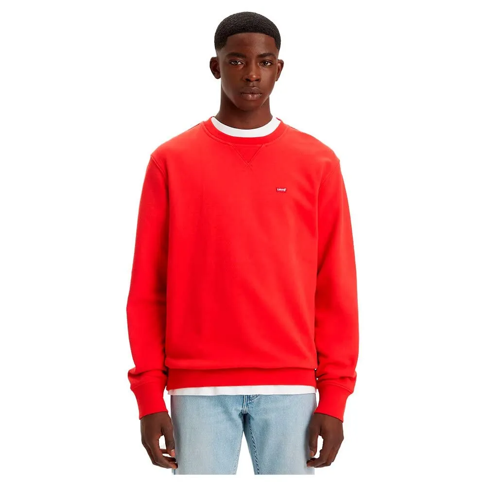 Levi's New Original Crew Felpa Uomo - Aura Orange, XS - immagine 1