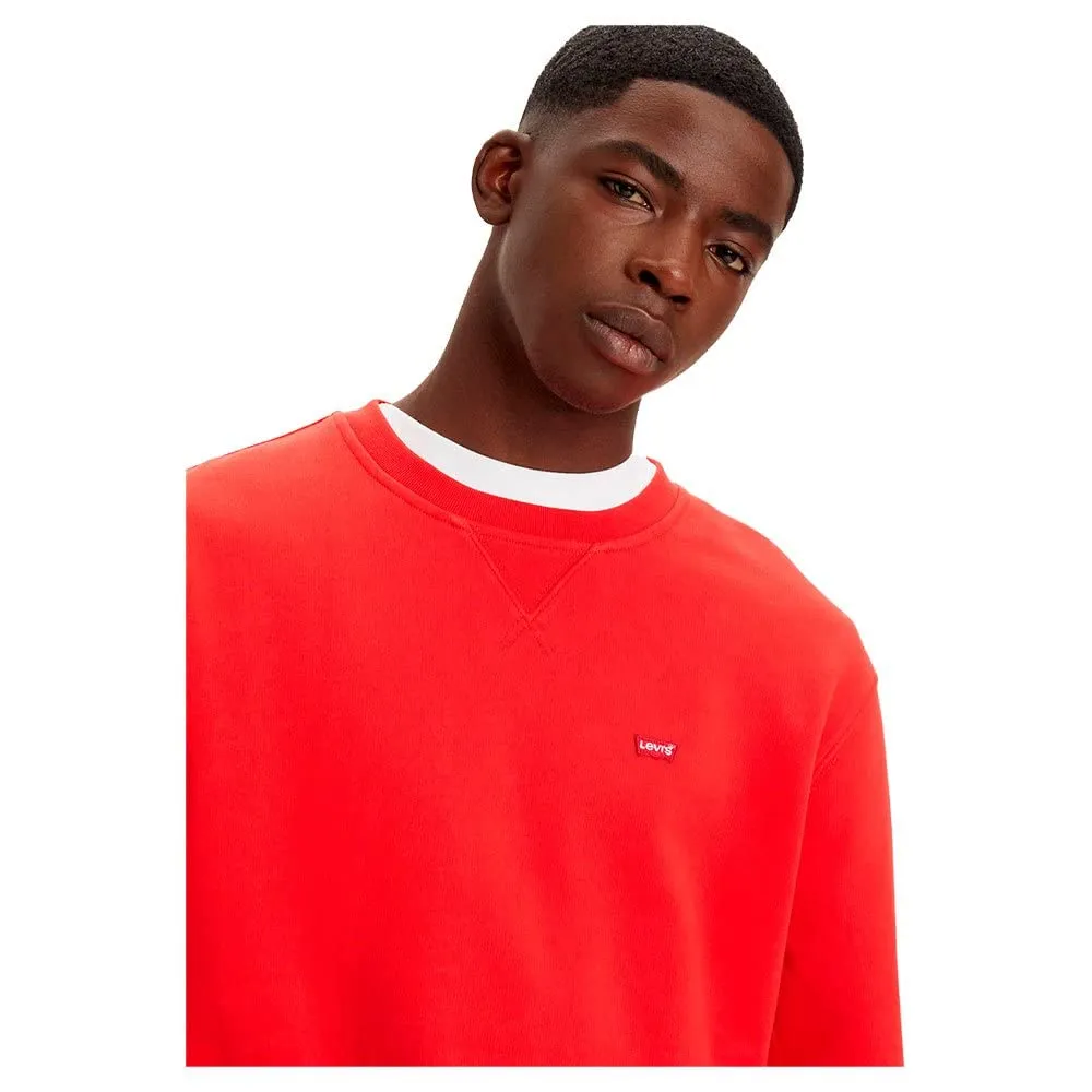 Levi's New Original Crew Felpa Uomo - Aura Orange, XS - immagine 3