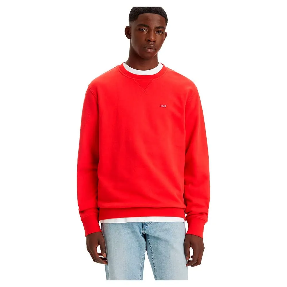 Levi's New Original Crew Felpa Uomo - Aura Orange, XS - immagine 4