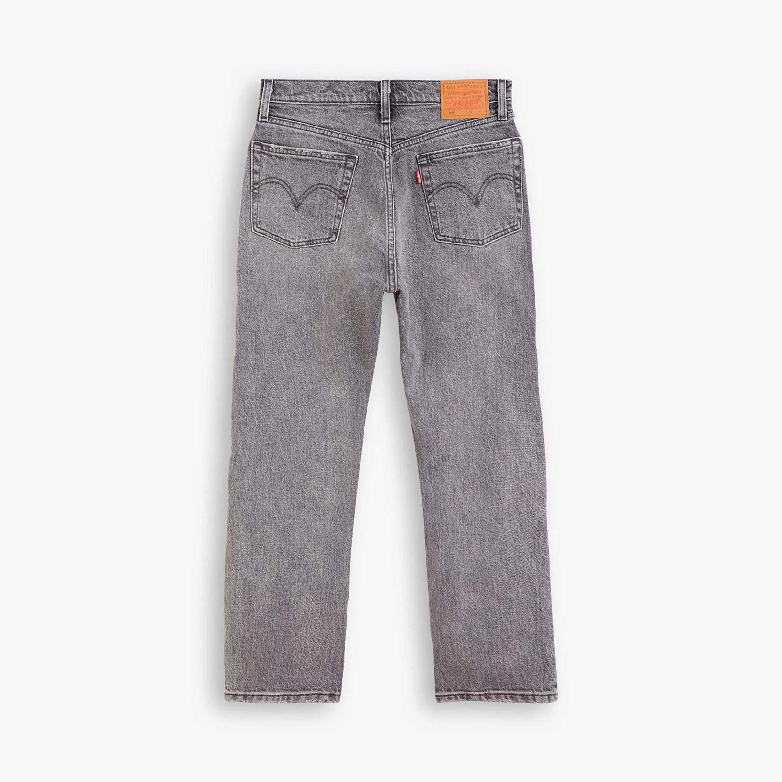 Levi's 501 Crop Jeans Donna, Gray Worn In, 32W / 30L - immagine 7