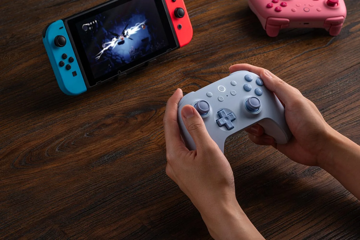 8BitDo Ultimate 2C Bluetooth Wireless Controller for Switch - Blue - immagine 6
