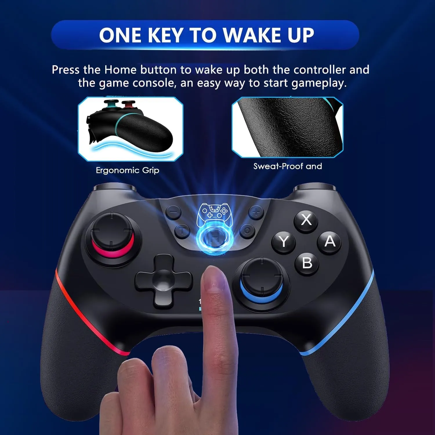 Sefitopher Set di 2 Controller per Nintendo Switch, Switch OLED, Switch Lite e PC, con Hall Effect Joystick, Giroscopio a 6 Assi e Funzione Turbo - immagine 5