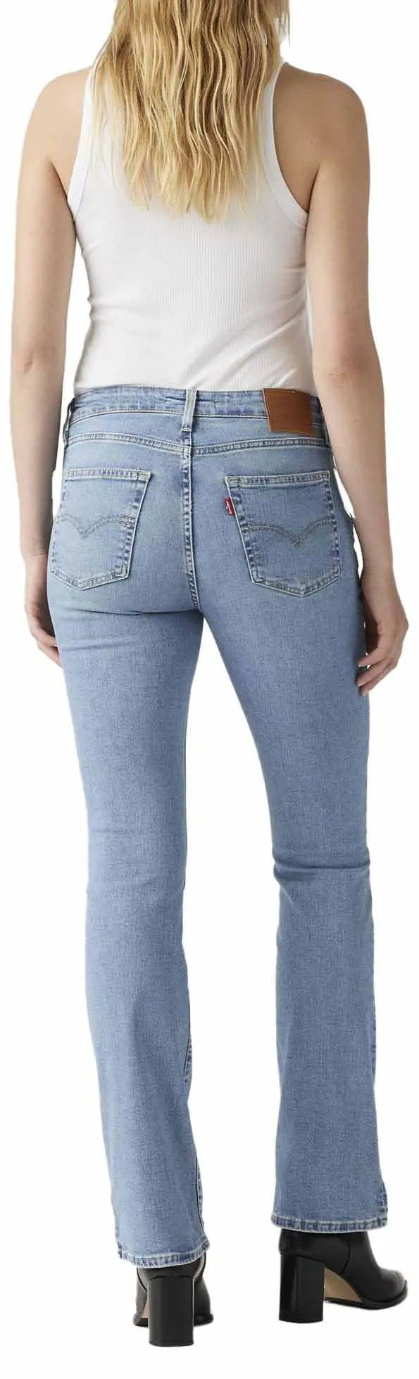 Levi's 725 High Rise Bootcut Jeans Donna, Blue Wave Light, 30W / 32L - immagine 5