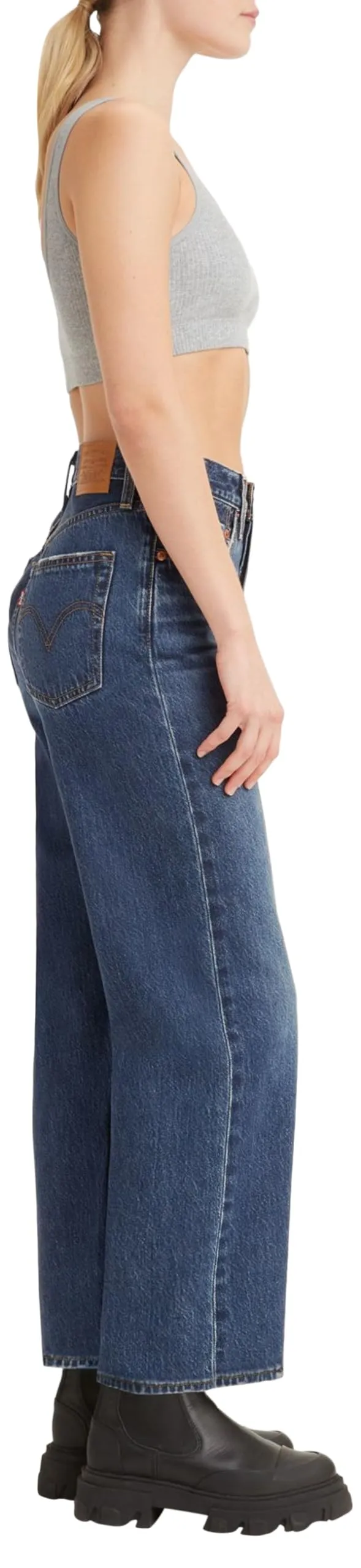 Levi's Plus Size Ribcage Straight Ankle Jeans, Valley View, 16 M - immagine 4