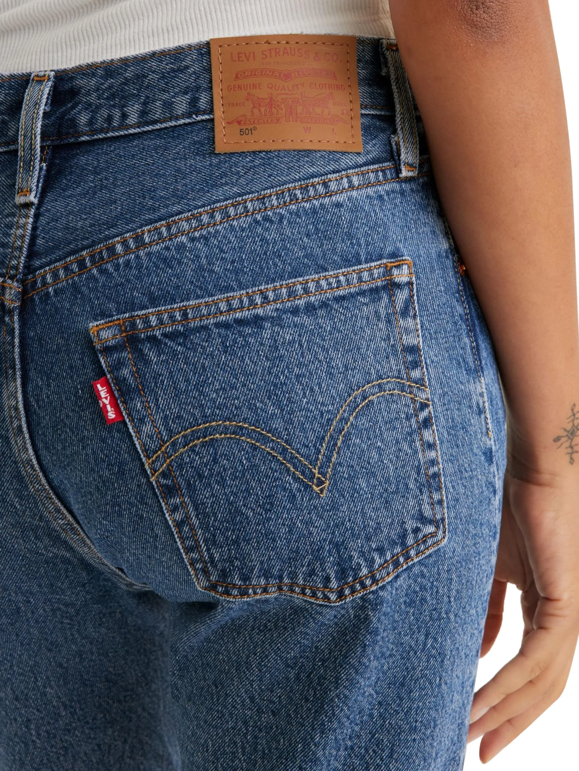 Levi's 501 Women's Jeans, Shout Out Stone, 27W / 30L - immagine 6