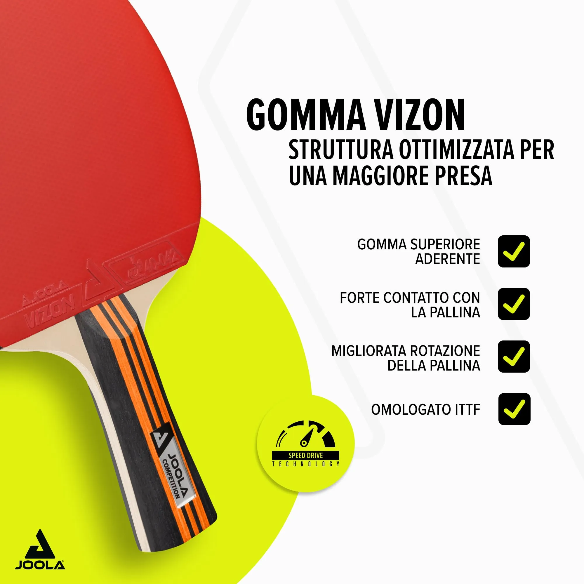 JOOLA Set Family Advanced Ping Pong Unisex Adulto Multicolore - immagine 3