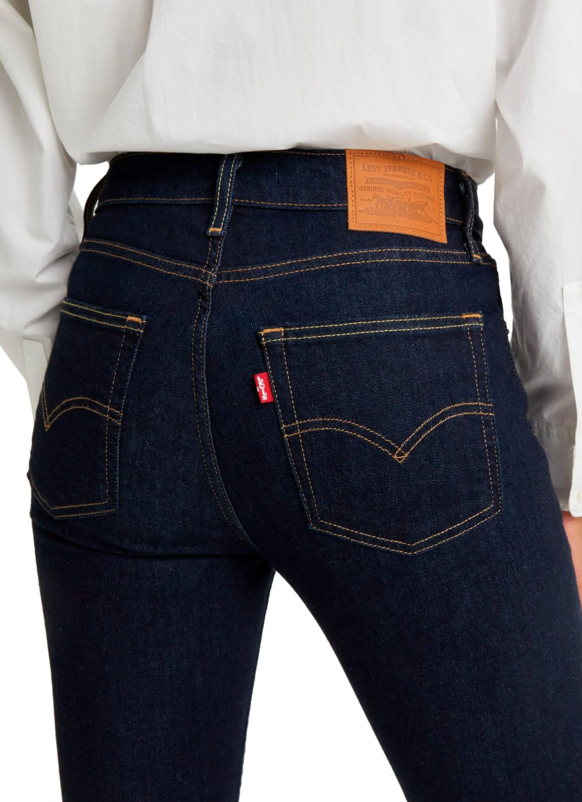 Levi's 725 High Rise Bootcut Jeans Donna, Blue Wave Rinse, 26W / 30L - immagine 3