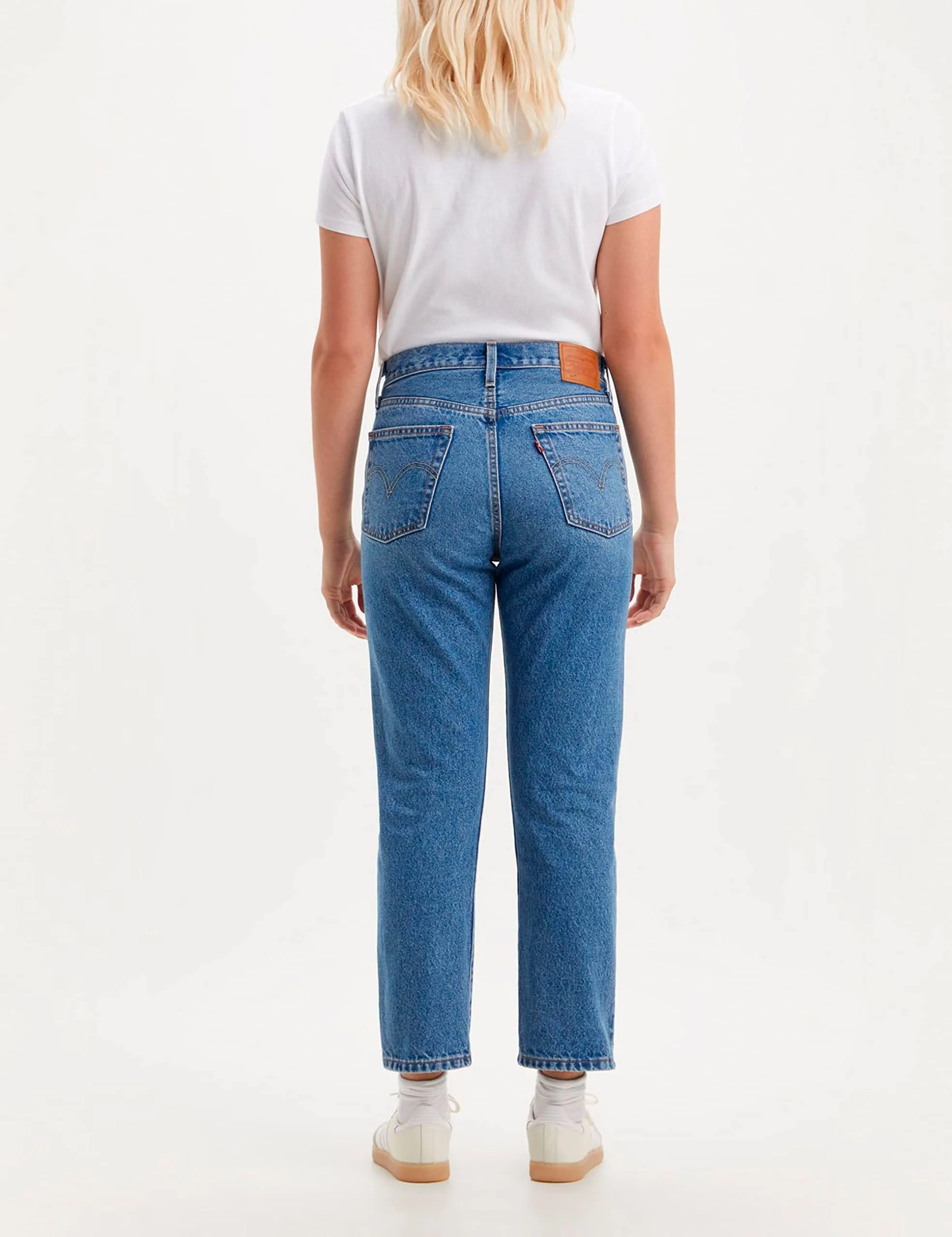 Levi's 501 Crop Jeans Donna, Medium Indigo Worn, 32W / 30L - immagine 2