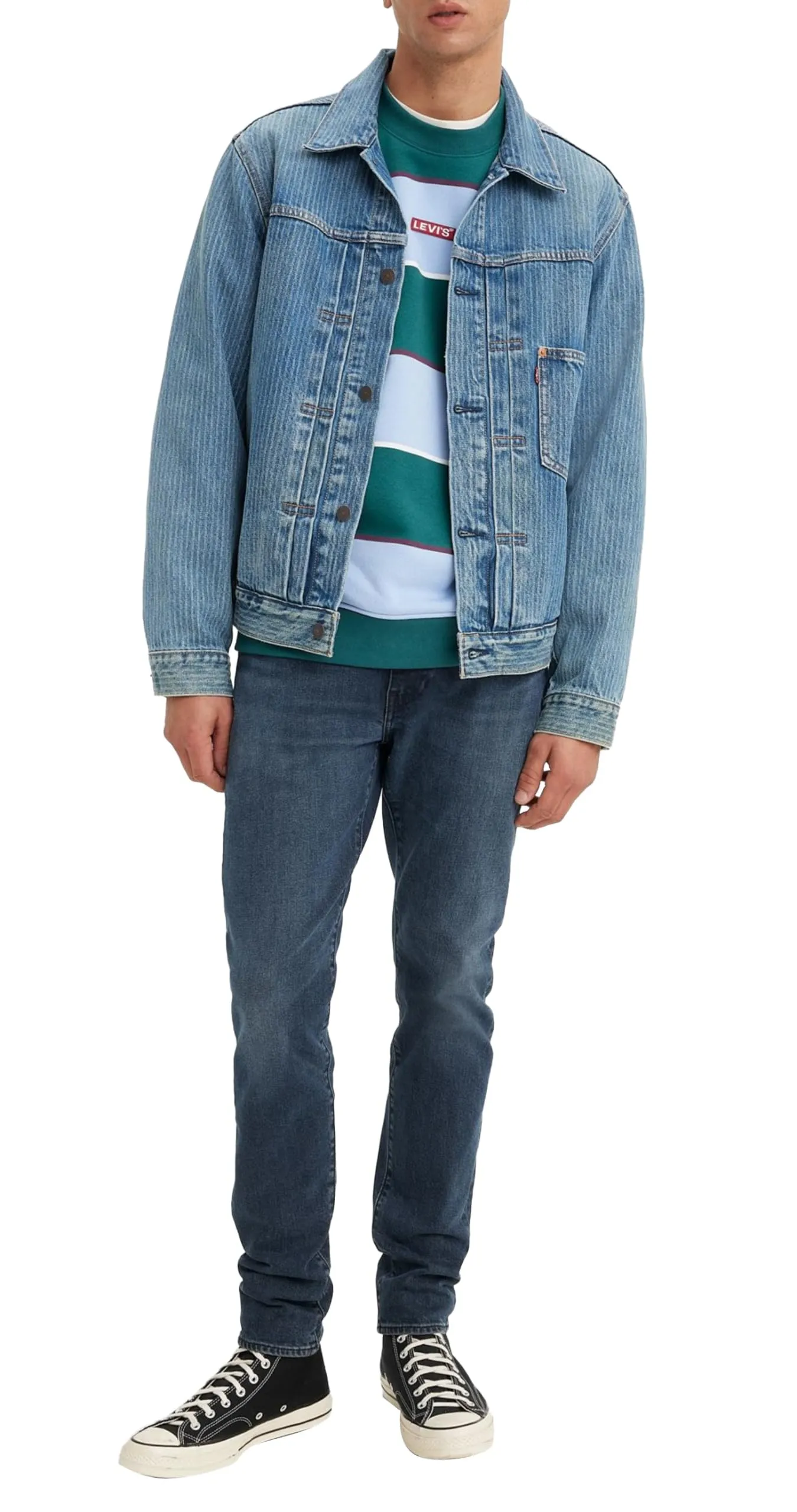 Levi's 512 Slim Taper Jeans, Cinematographic Adv, 38W / 34L - immagine 1