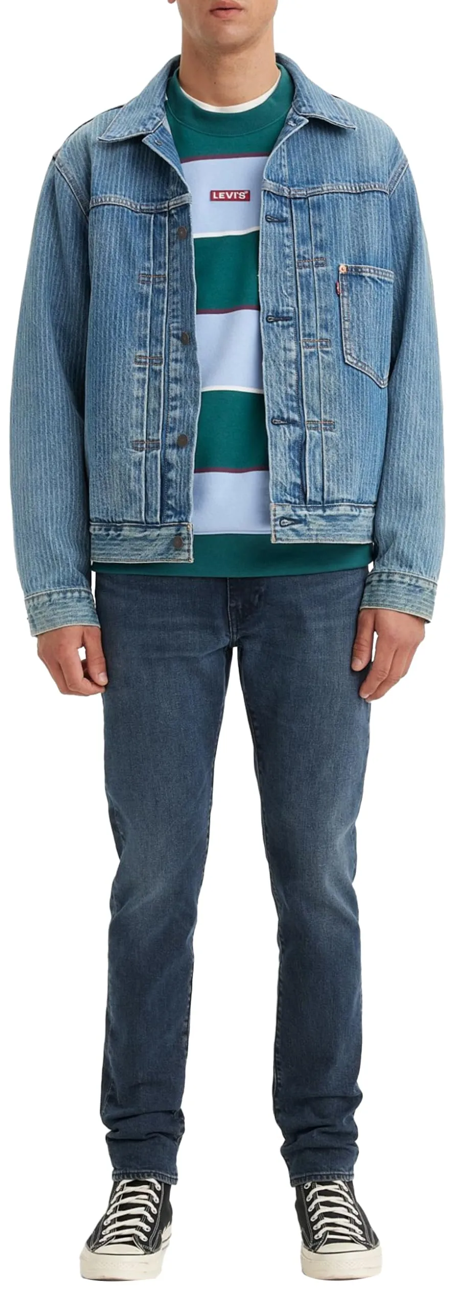 Levi's 512 Slim Taper Jeans, Cinematographic Adv, 38W / 34L - immagine 5