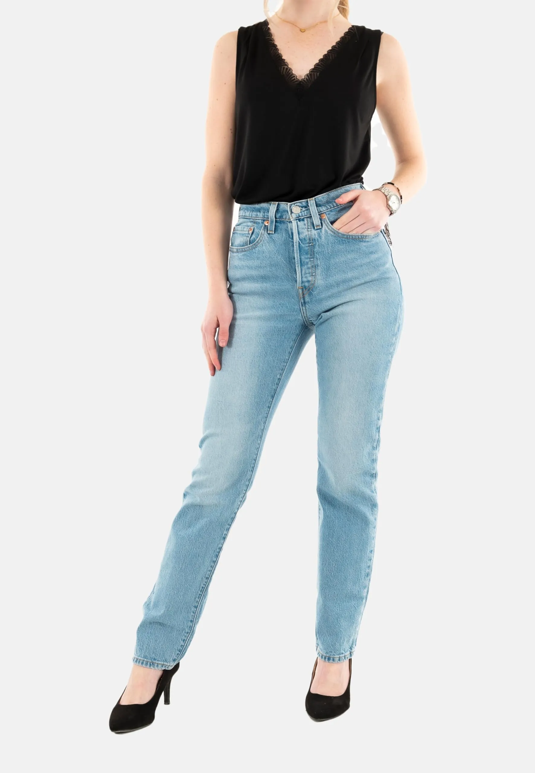 Levi's 501 Women's Jeans, Hollow Days, 31W / 32L - immagine 2
