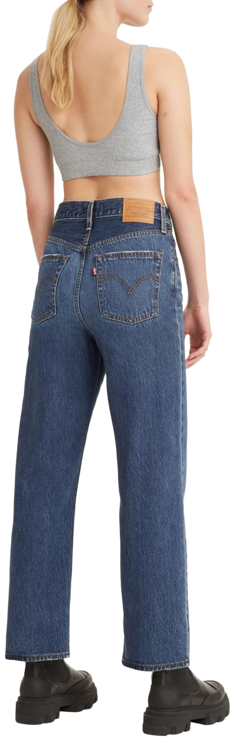 Levi's Plus Size Ribcage Straight Ankle Jeans, Valley View, 14 M - immagine 2