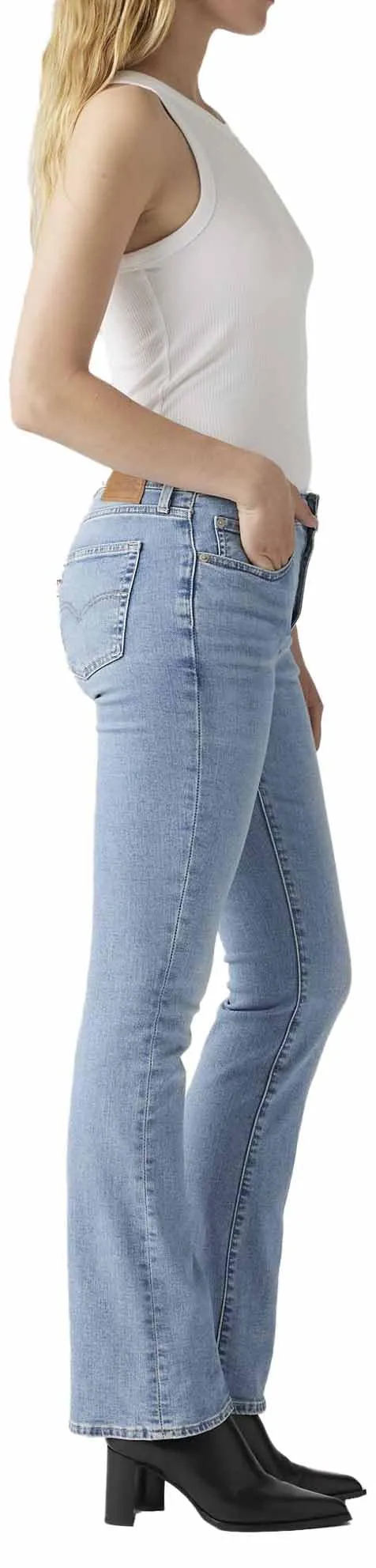 Levi's 725 High Rise Bootcut Jeans Donna, Blue Wave Light, 28W / 32L - immagine 2