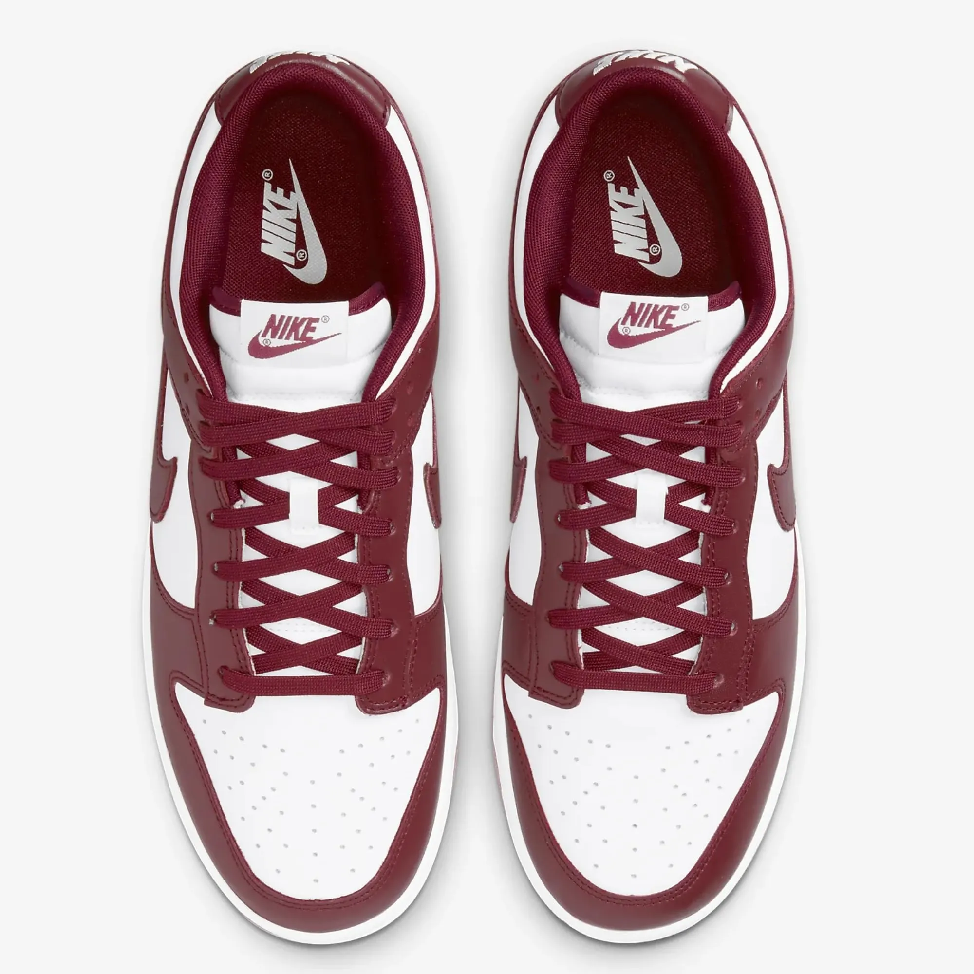 Nike Dunk Low Team Red Grenato Bianco DD1391-601 - immagine 3