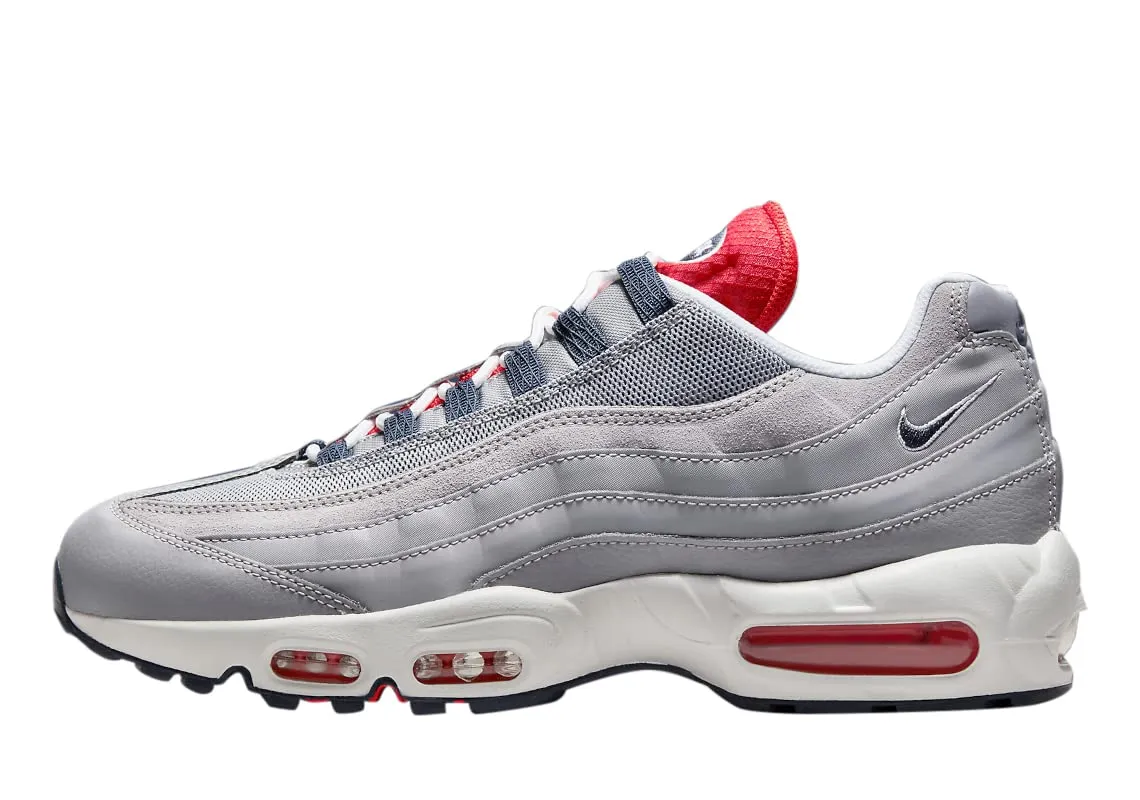 Nike Air Max 95 Uomo - Grigio Cemento Blu Tuono - DB0250-001 - immagine 1