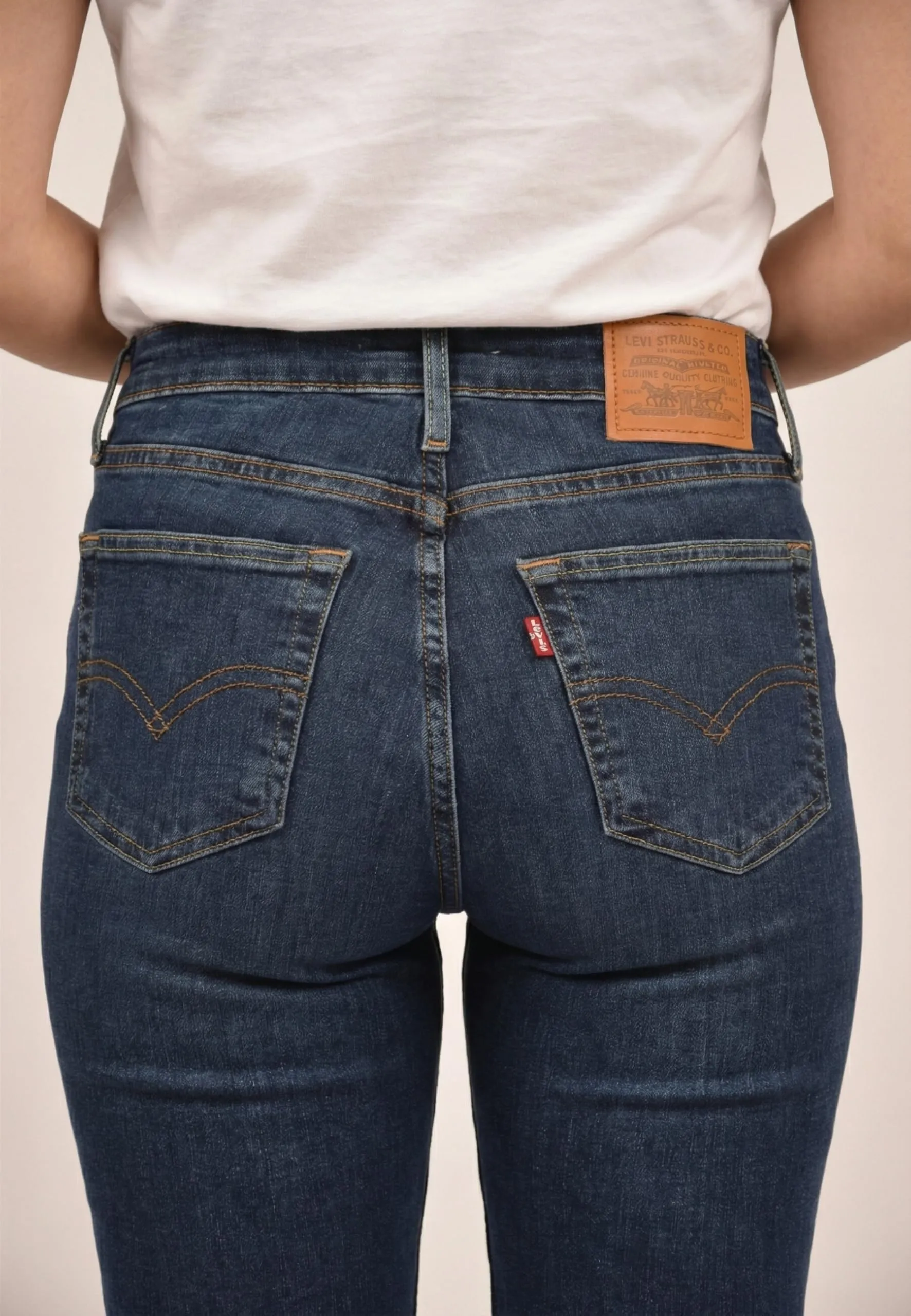 Levi's 725 High Rise Bootcut Jeans Donna, Blue Wave Dark, 32W / 30L - immagine 3
