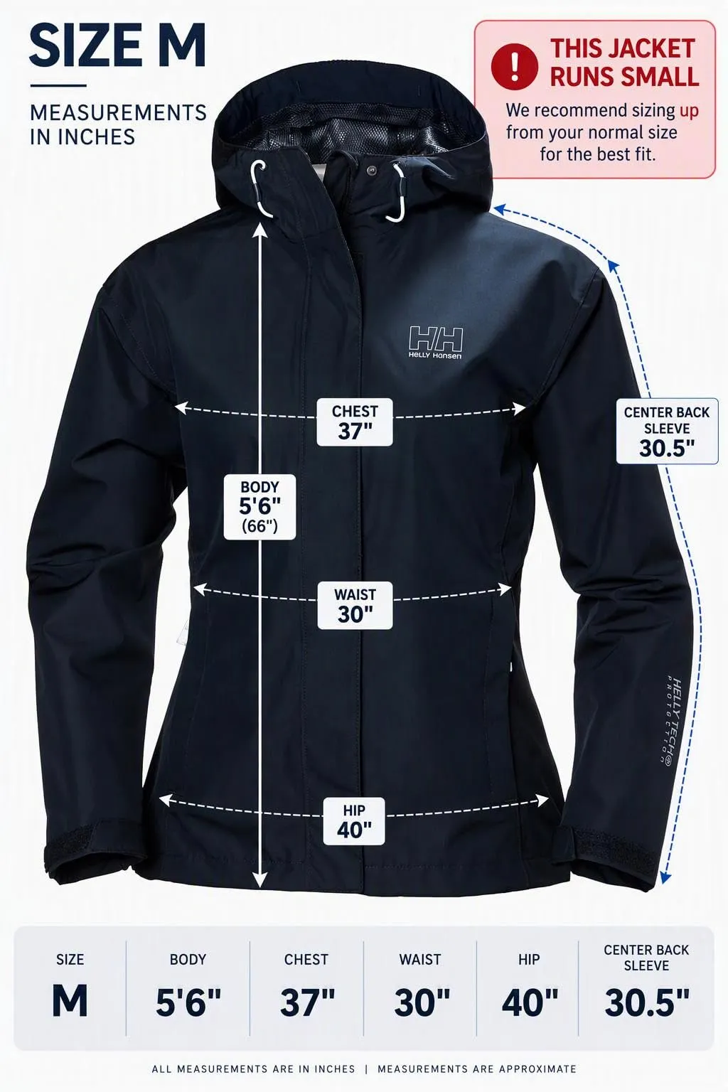 Helly Hansen Women's Seven J Plus Jacket - Black - 3XL Plus - immagine 8