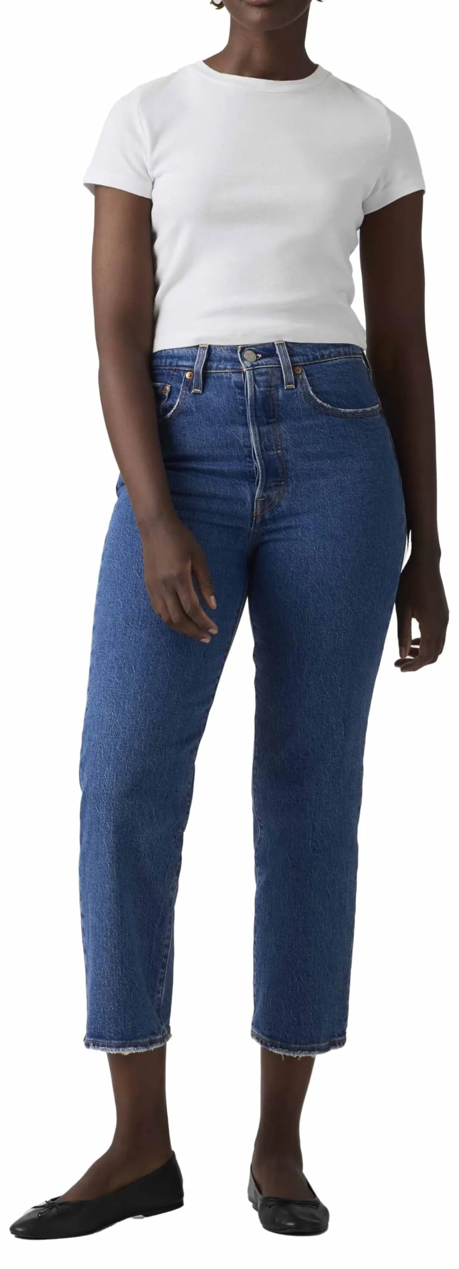 Levi's Ribcage Straight Ankle Jeans, Jazz Pop, 29W / 29L - immagine 5