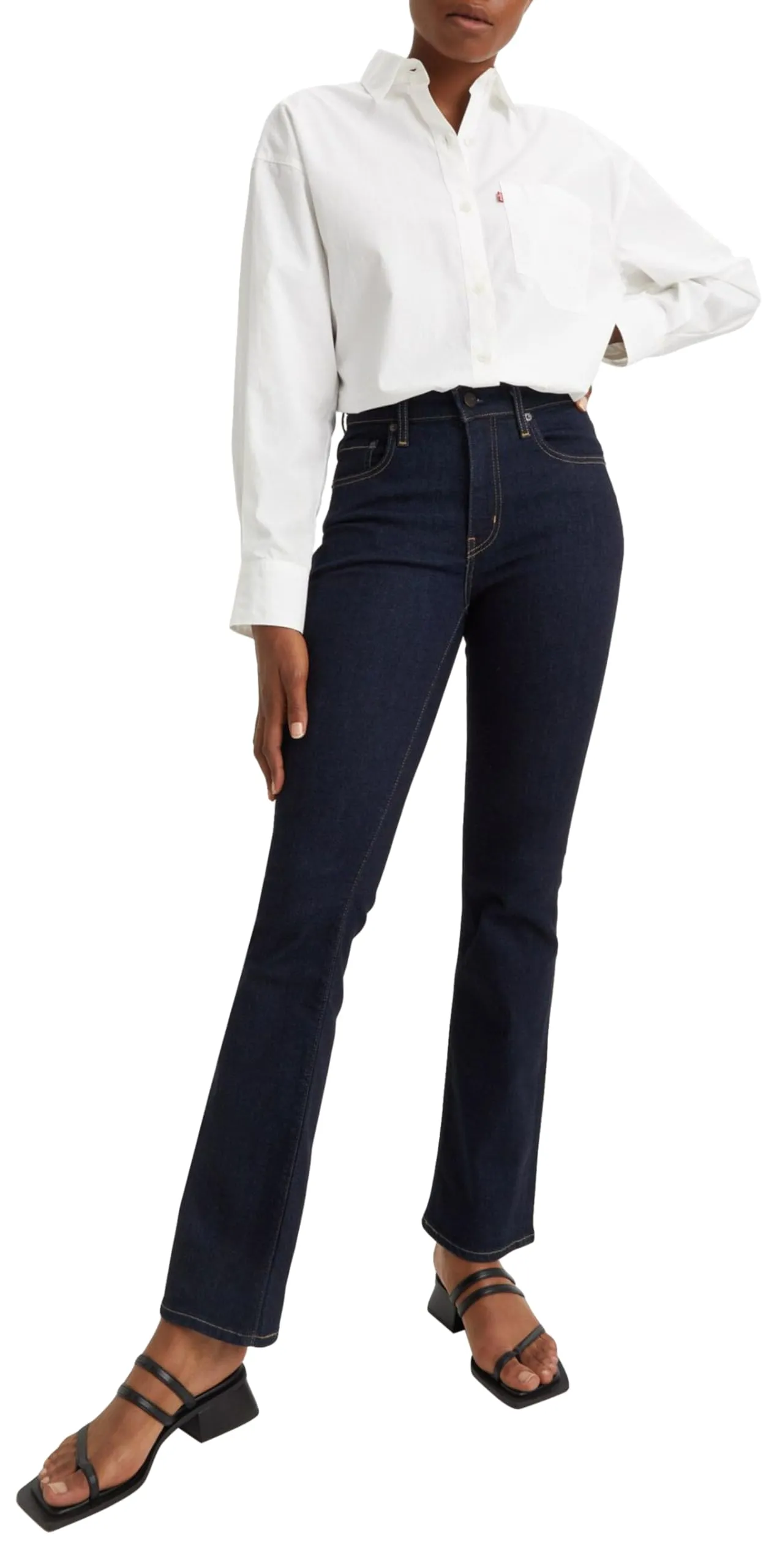 Levi's 725 High Rise Bootcut Jeans, Blue Wave Rinse, 24W / 30L - immagine 6