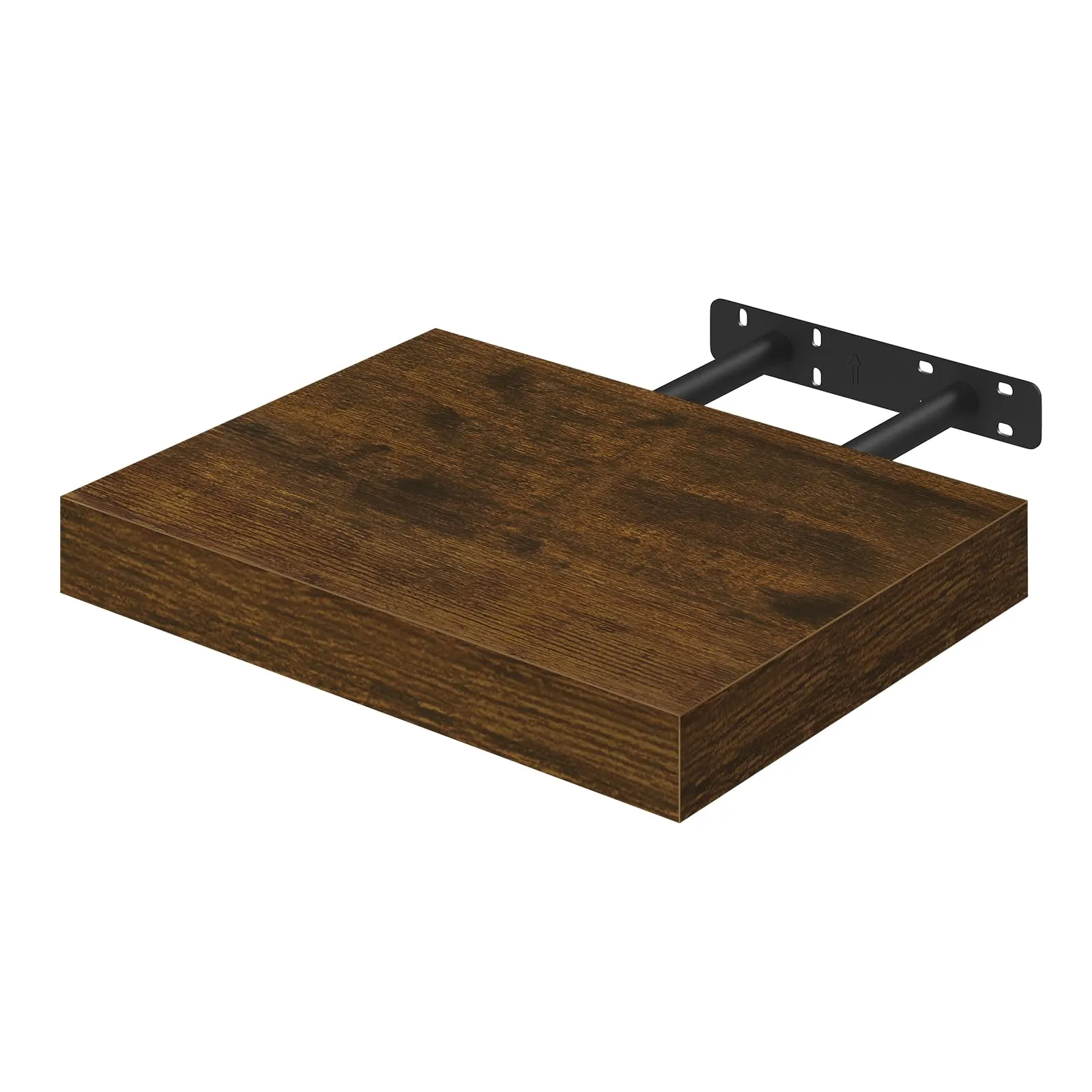 WOLTU Mensola da Muro, Marrone Vintage, MDF, 30x22.9x3.8cm - immagine 1