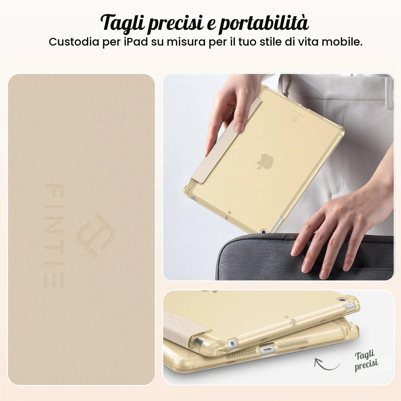 FINTIE Cover per iPad 10,2 Pollici (9a/8a/7a Generazione, 2021/2020/2019) - Giallo - immagine 7