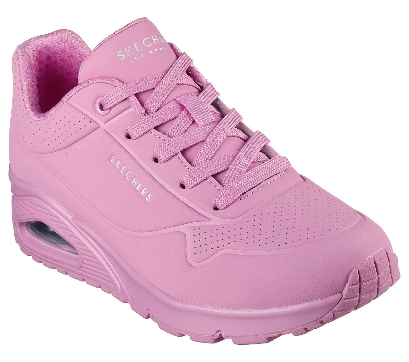 Skechers Uno Stand On Air Scarpe da ginnastica Donna, Pink Durabuck Mesh, 37 EU - immagine 7