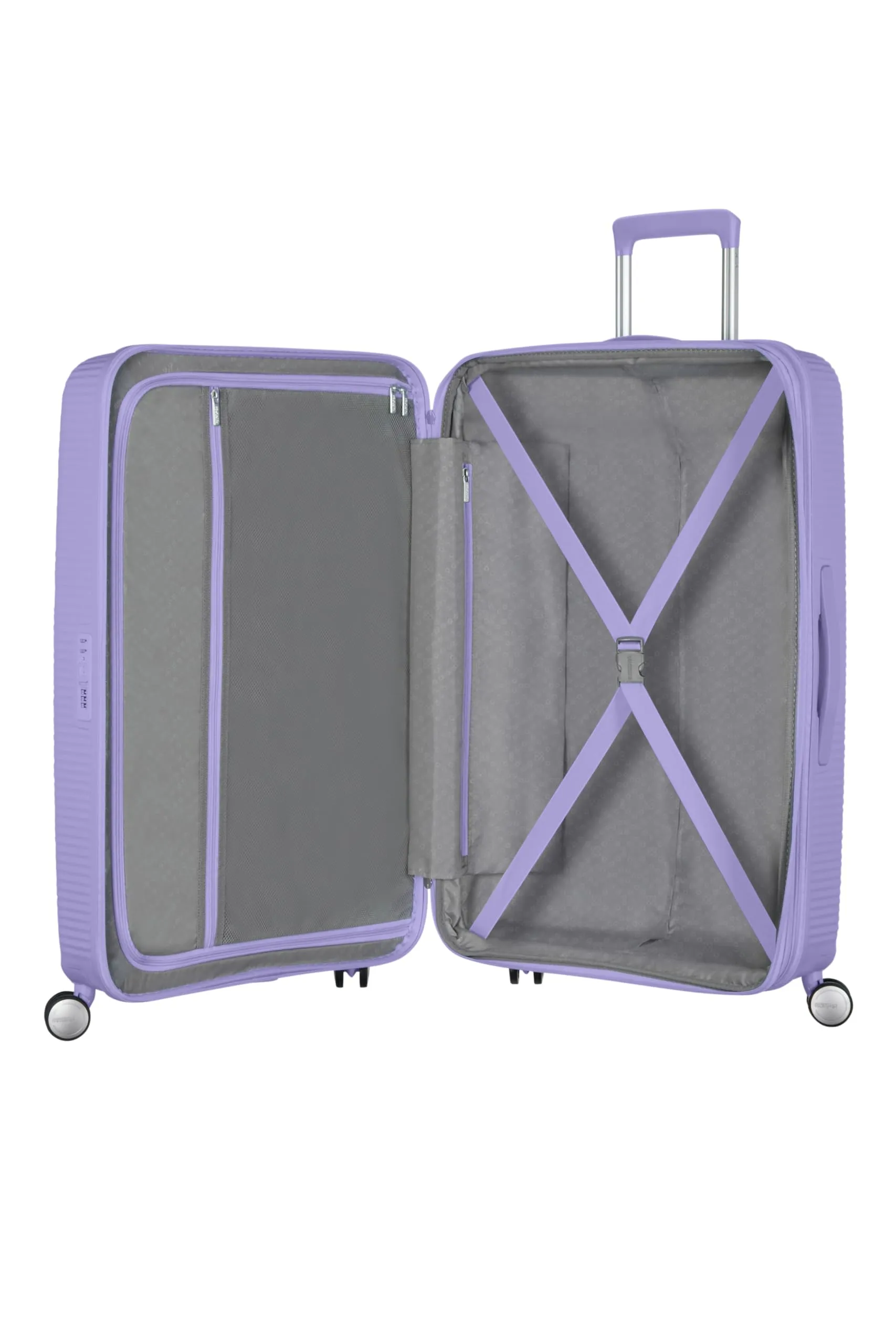 American Tourister Spinner 67 Espandibile Valigia Media 46,5 x 67 x 29 cm Lavender - immagine 5