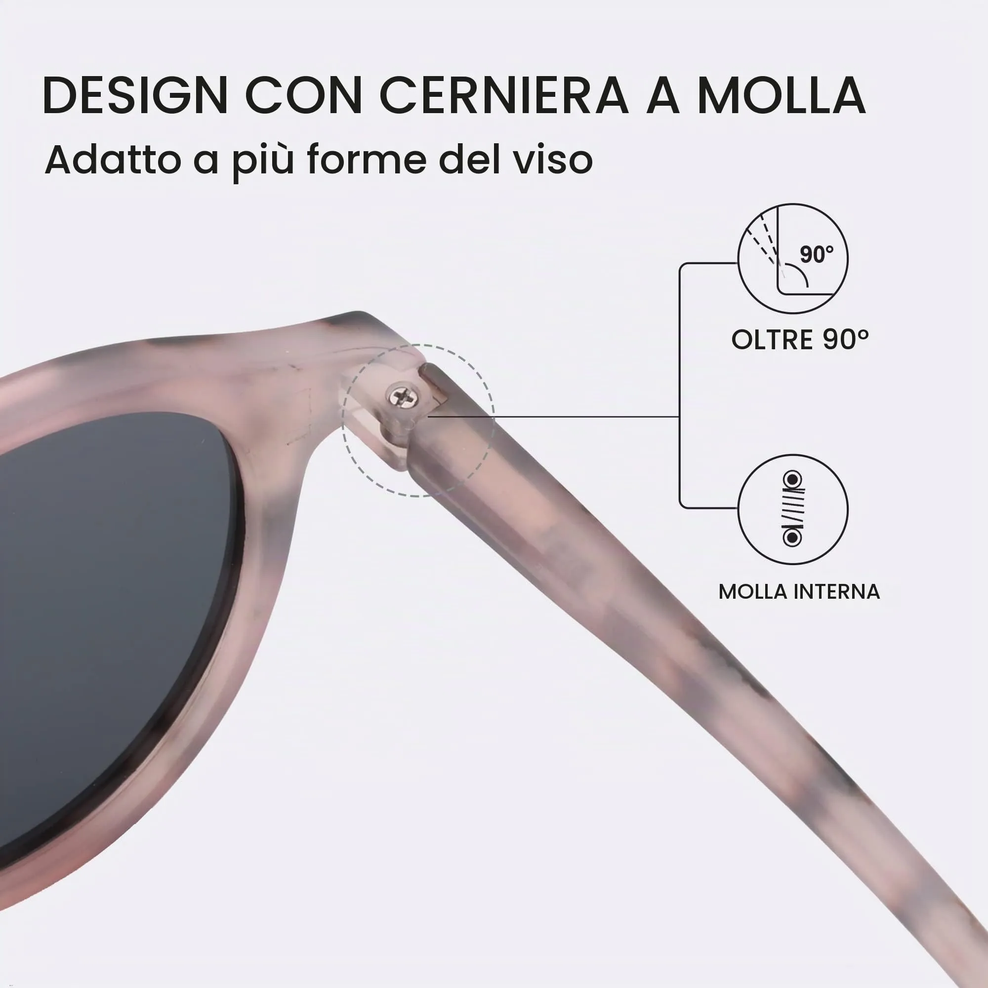 ZENOTTIC Occhiali da Sole Polarizzati Rotondi Vintage UV400 per Uomo e Donna - immagine 4
