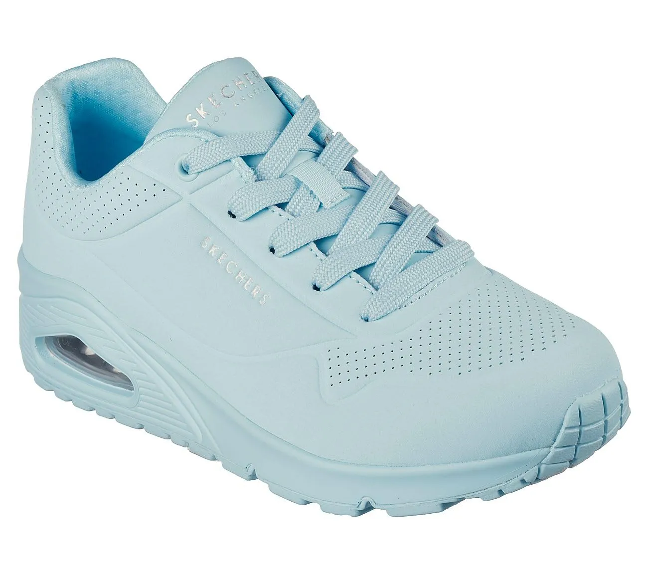 Skechers Uno Stand On Air Donna, Light Blue Durabuck Mesh, 40 EU - immagine 7