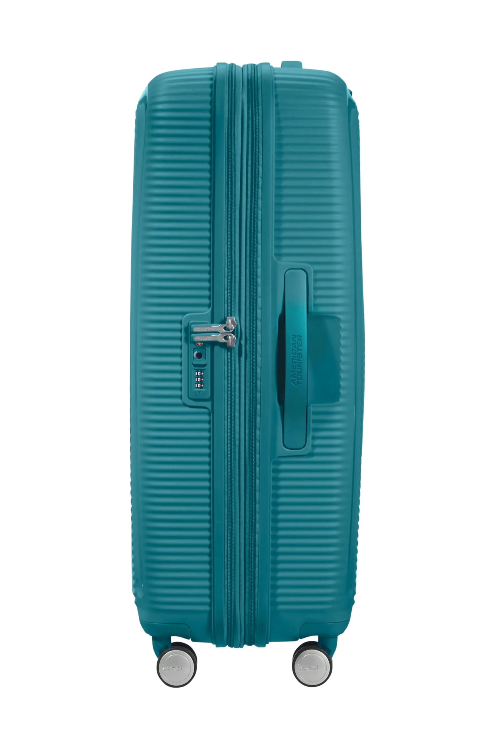 American Tourister Soundbox Trolley, 77 cm, Verde Giada - immagine 3