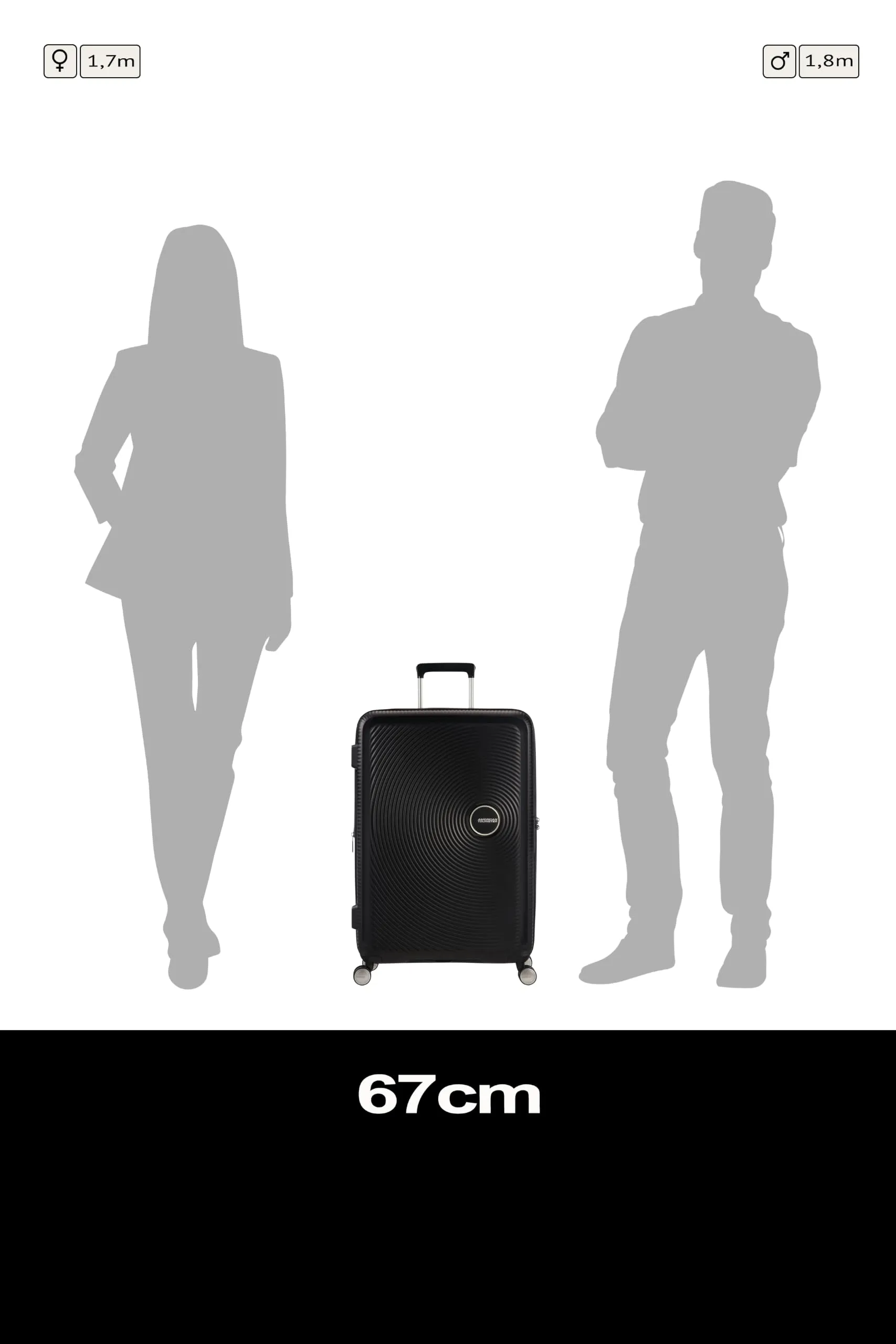 American Tourister Soundbox Trolley 67 cm - Nero Bass - immagine 12