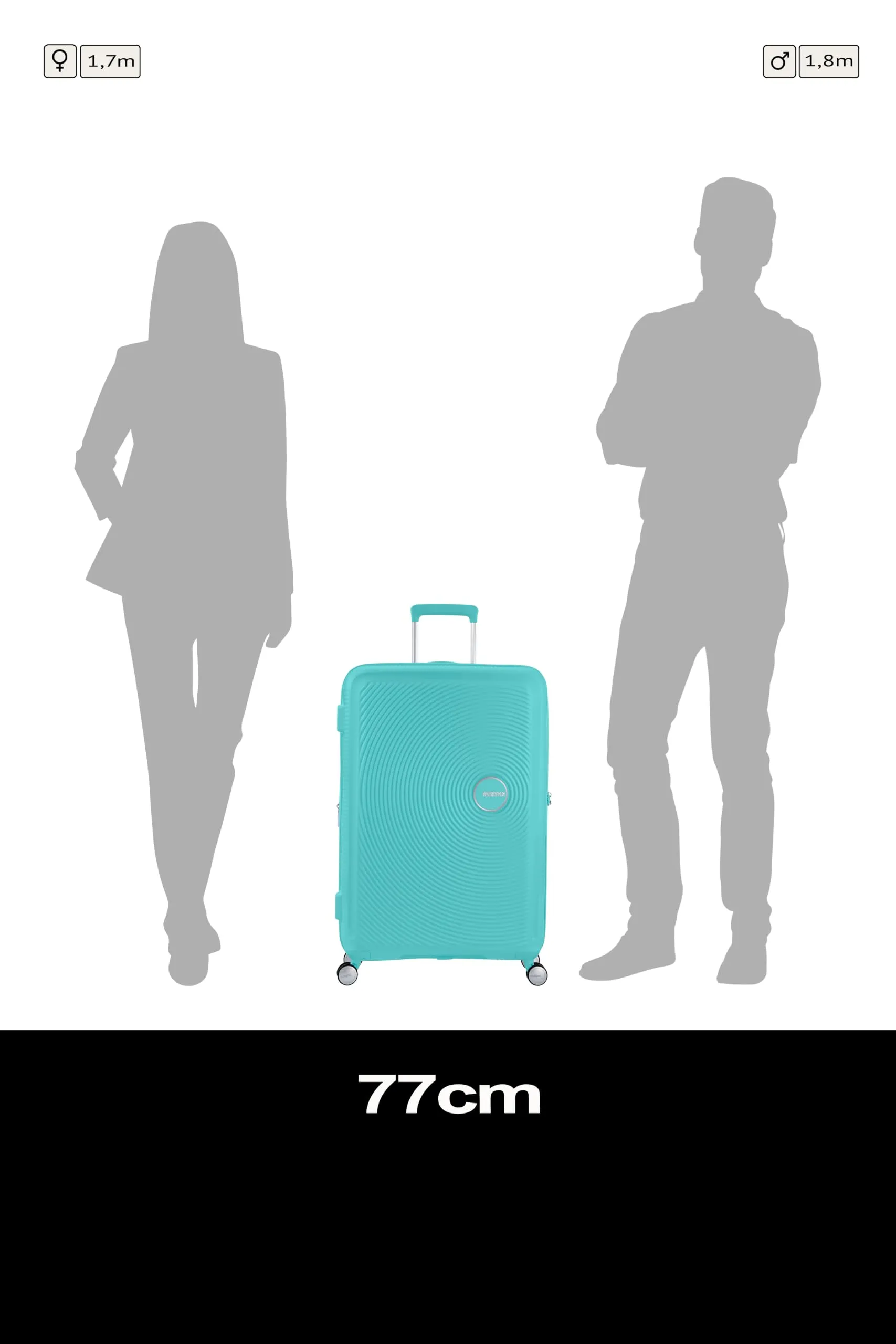 American Tourister Soundbox Trolley 77 cm - Poolside Blue - immagine 11