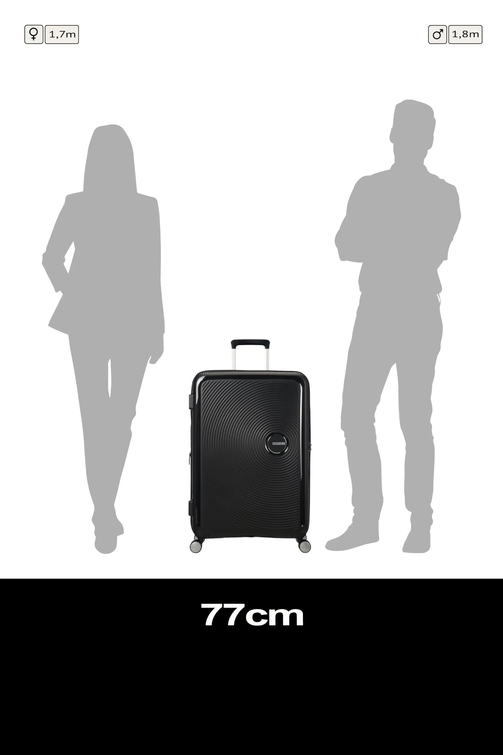 American Tourister Soundbox Trolley, 77 cm, Nero Bass - immagine 11