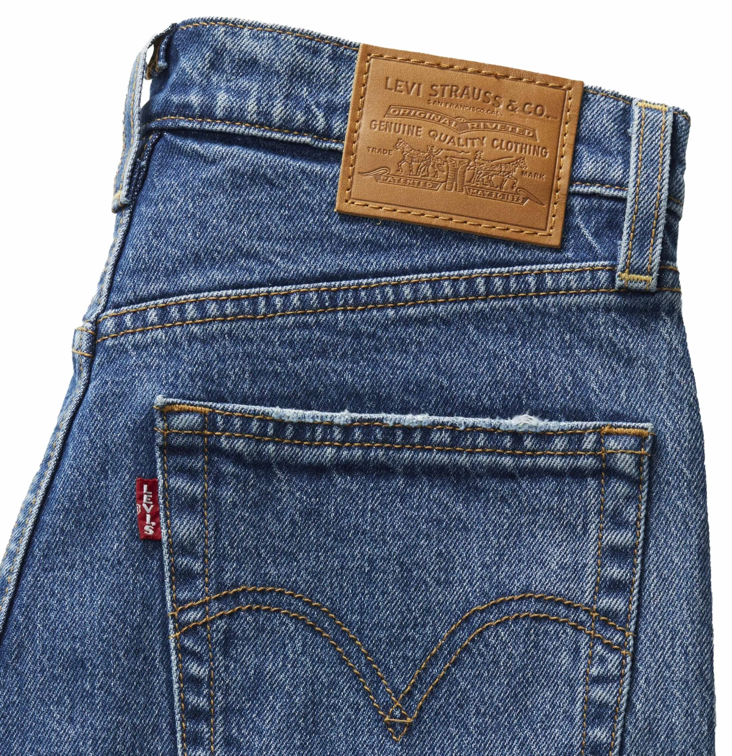 Levi's Ribcage Straight Ankle Jeans, Jazz Pop, 26W / 29L - immagine 7