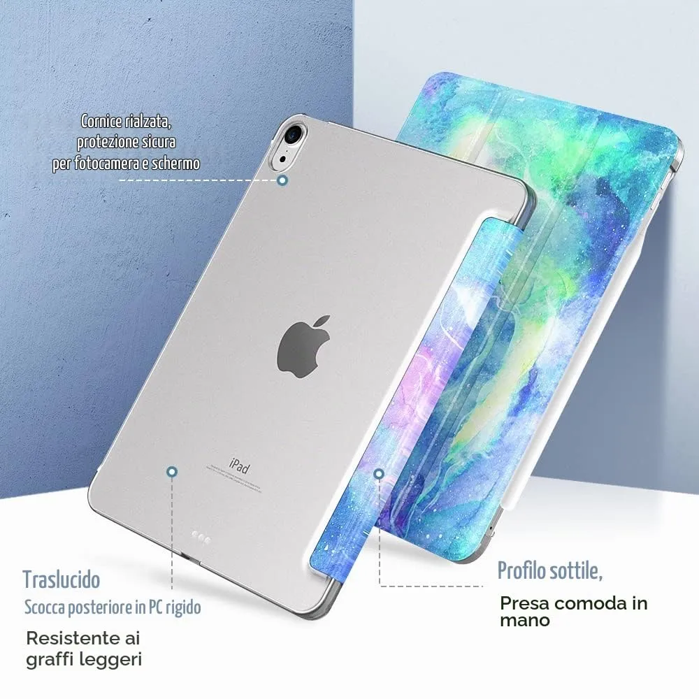 TiMOVO Cover per iPad Air 11" M4/M3/M2, Air 5/4 Gen 10.9", Nebulose - immagine 4
