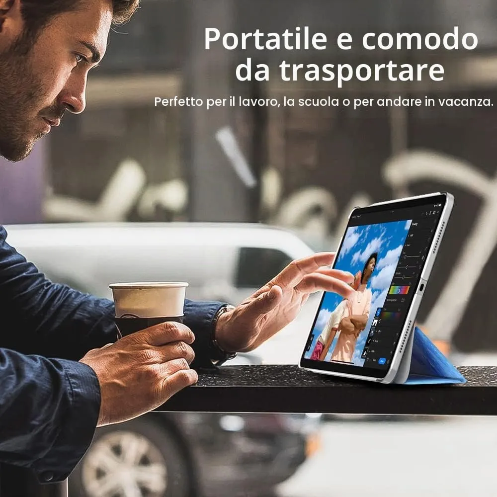 TiMOVO Cover per iPad Air 11" M4/M3/M2, Air 5/4 Gen 10.9", Nebulose - immagine 8