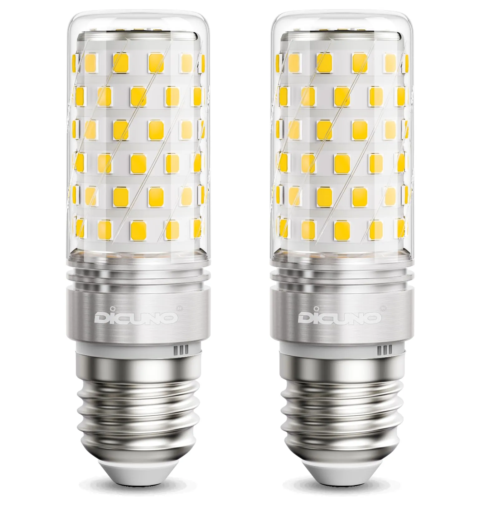 DiCUNO Lampadina LED E27 10W, 4000K, 1400lm, 2 Pezzi - immagine 1