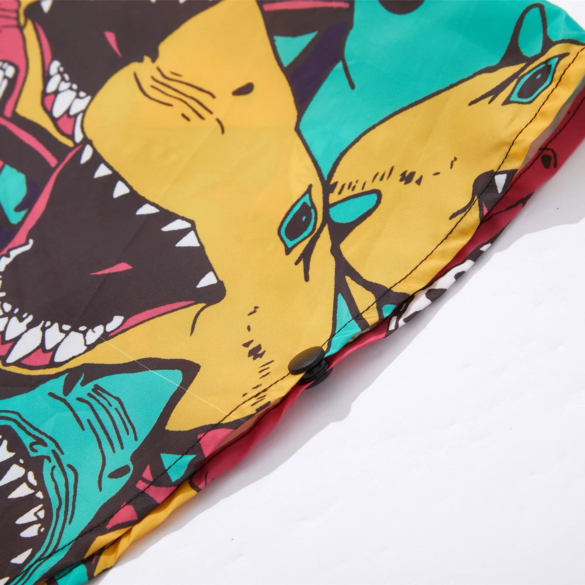 QIKADO Poncho Antipioggia Bambino Squalo Bigmouth, Taglia M (3-5 anni) - immagine 4