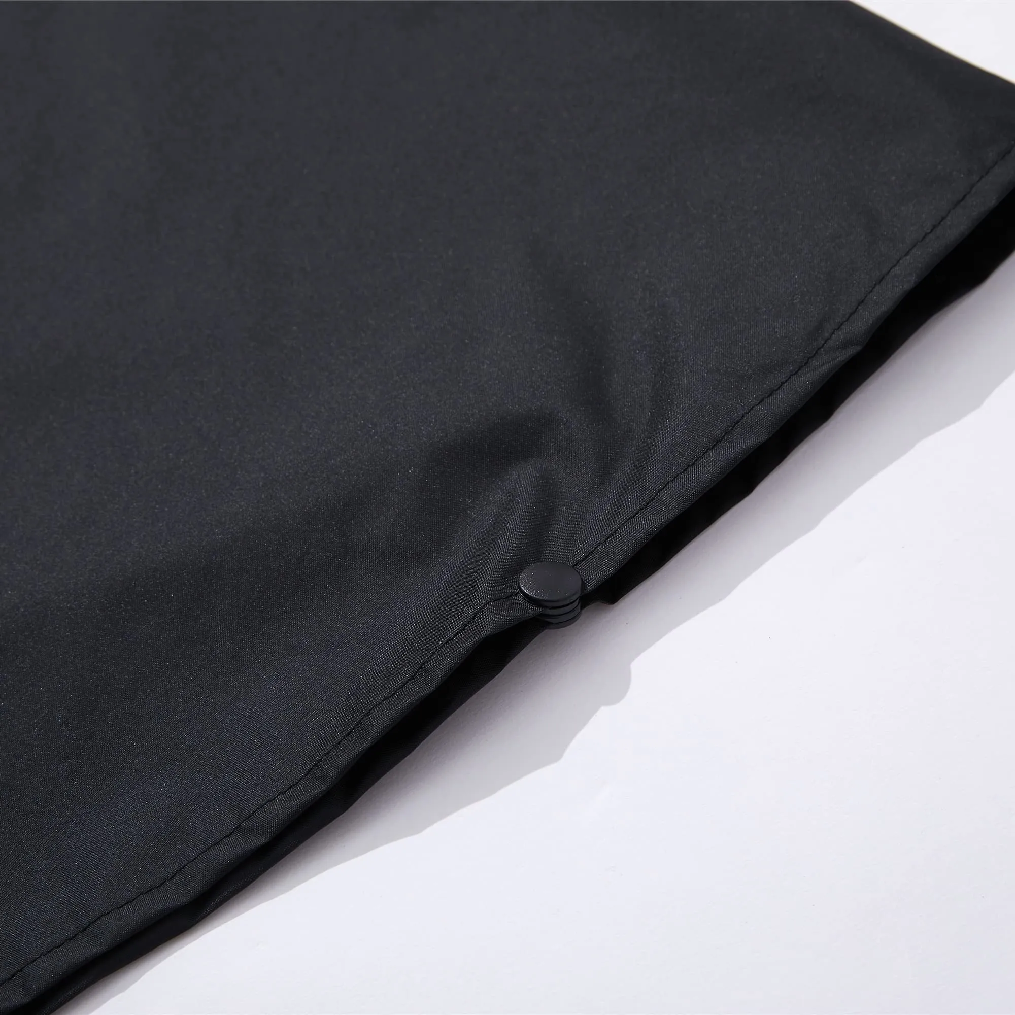 QIKADO Poncho Antipioggia Bambino con Cappuccio e Bottoni, Nero, XL (8-12 anni) - immagine 4