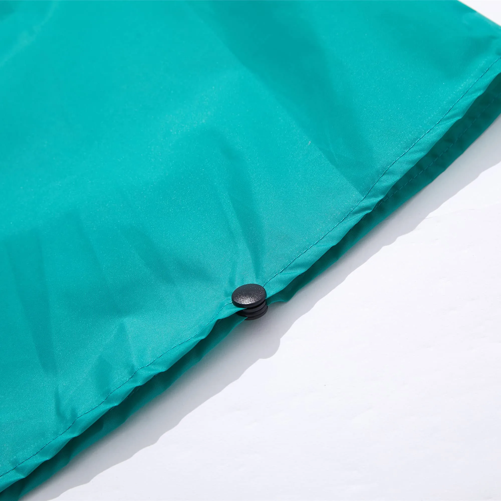 QIKADO Poncho Antipioggia Bambino con Cappuccio, Verde Scuro, L, 5-8 anni - immagine 4