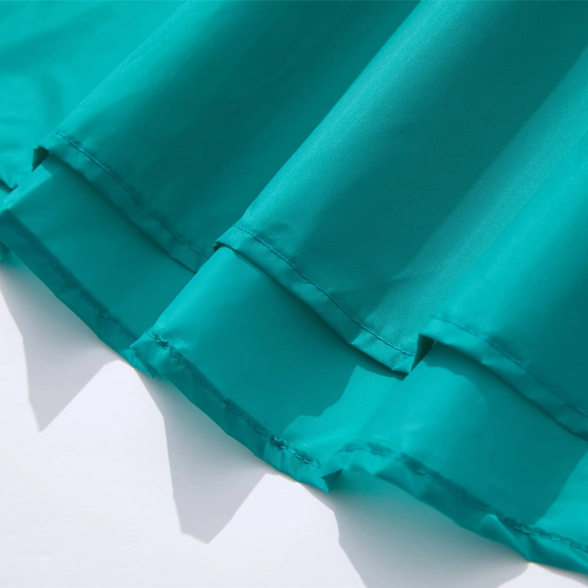 QIKADO Poncho Antipioggia Bambino con Cappuccio, Verde Scuro, L, 5-8 anni - immagine 5
